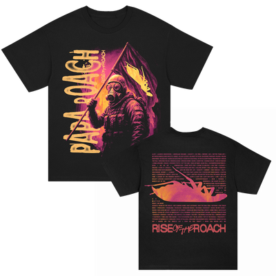 Rise Of The Roach Soldier Song Titles Tee (Black)