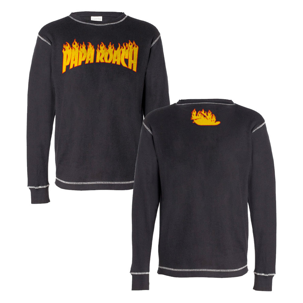 Papa Roach (Firestarter Black) Thermal Longsleeve